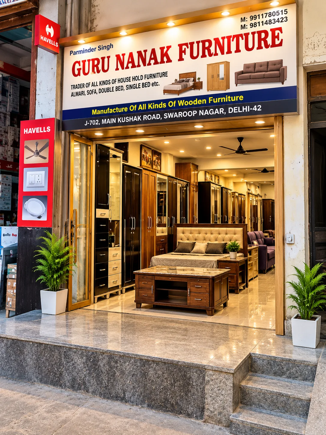 Guru Nanak Furniture showroom, Swaroop Nagar, Delhi